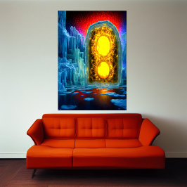 De gateway aan de andere kant | AI Art Poster