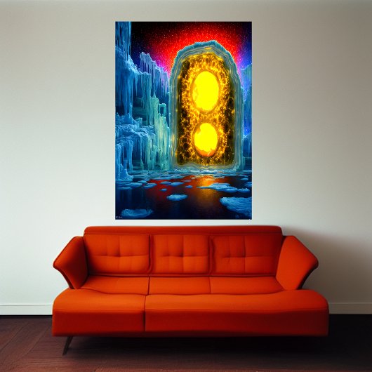 De gateway aan de andere kant | AI Art Poster