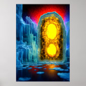 De gateway aan de andere kant | AI Art Poster (Voorkant)