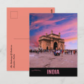 De Gateway of India Briefkaart (Voorkant / Achterkant)