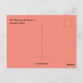 De Gateway of India Briefkaart (Achterkant)