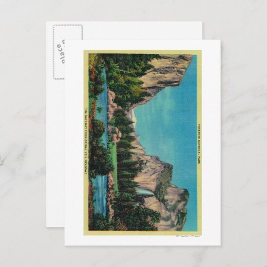 De Gateway van Bridal Veil Meadows Briefkaart (Voorkant / Achterkant)