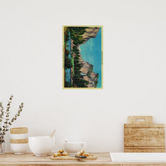 De Gateway van Bridal Veil Meadows Poster (Keuken)