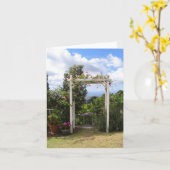 De Gateway van de tuin Kaart (Gele Bloem)