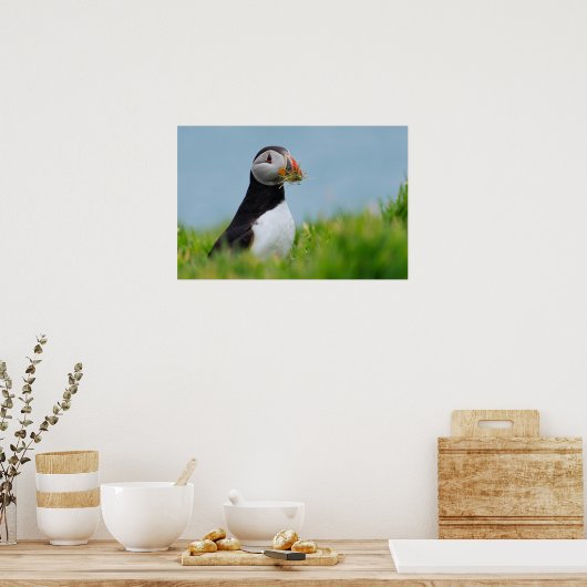 De Gatherer Puffin Poster (Keuken)