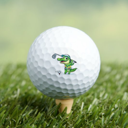 De Gator-Golf Krokodil Golfbal Golfballen (Insitu Shirt)
