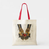De gave - Hart in handen Tote Bag (Achterkant)
