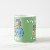 De gave van de leraar. Met dank aan een zwarte Vro Koffiemok (Center)