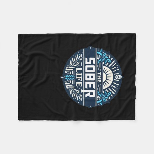 De gave van soberheid fleece deken (Voorkant (Horizontaal))