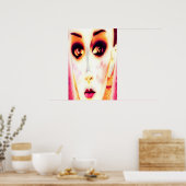 De Gawker op canvas Poster (Keuken)