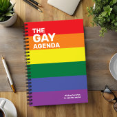 De Gay Agenda Pride Colors Planner