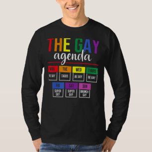 De Gay Agenda Pride LGBT T-shirt