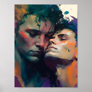 De Gay Mannen in Liefde Poster