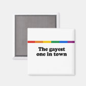 De gayste in de stad magneet (Voorkant / Achterkant)