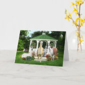 De Gazebo Girls-groet Kaart (Gele Bloem)