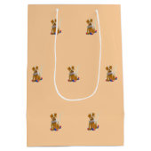 DE/GB Geschenktüte Hund/Gift bag dog Medium Cadeauzakje (Achterkant)