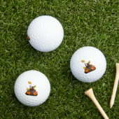 DE/GB Golfball/Golf ball Maulwurf/Mole Golfballen (Insitu Gras)