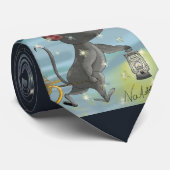 DE/GB Krawatte Maus / Tie mouse Stropdas (Opgerold)