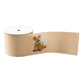DE/GB Satinband Hund/Satin ribbon dog Grosgrain Lint (Spoel)