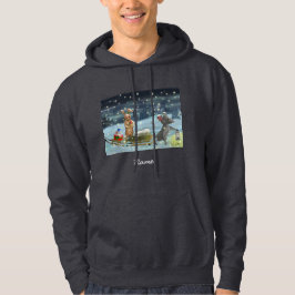 DE/GB Weihnachtshoodie Maus/Christmas hoodie mouse