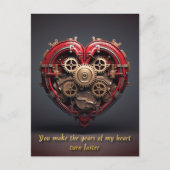De Gears of My Heart Briefkaart (Voorkant)