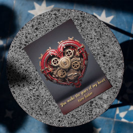 De Gears of My Heart Briefkaart