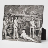 De geavanceerde galerij aan de Franse zijde van de Fotoplaat (Zijkant)