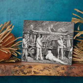 De geavanceerde galerij aan de Franse zijde van de Fotoplaat (Zijkant)