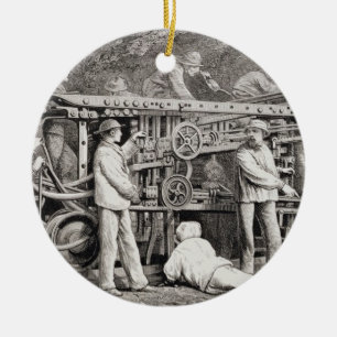 De geavanceerde galerij aan de Franse zijde van de Keramisch Ornament