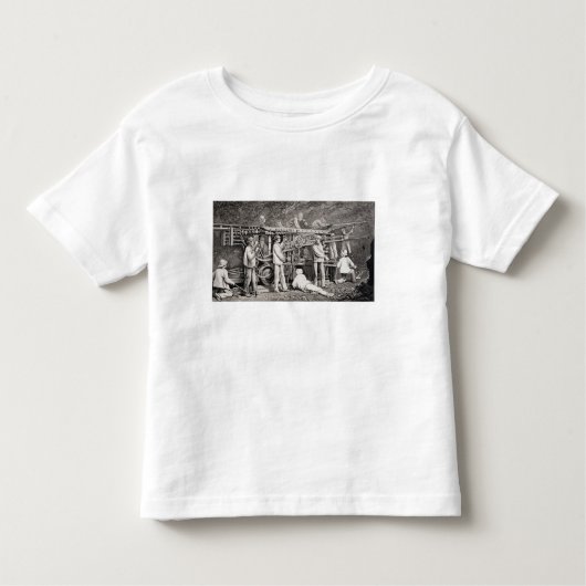 De geavanceerde galerij aan de Franse zijde van de Kinder Shirts (Voorkant)