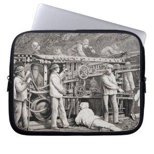 De geavanceerde galerij aan de Franse zijde van de Laptop Sleeve