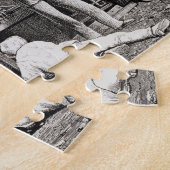 De geavanceerde galerij aan de Franse zijde van de Legpuzzel (Zijkant)