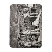 De geavanceerde galerij aan de Franse zijde van de Magneet (Verticaal)