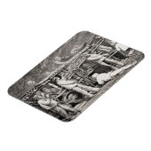 De geavanceerde galerij aan de Franse zijde van de Magneet (Linkerzijde)