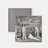 De geavanceerde galerij aan de Franse zijde van de Magneet (Voorkant / Achterkant)