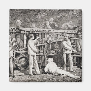 De geavanceerde galerij aan de Franse zijde van de Magneet