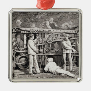 De geavanceerde galerij aan de Franse zijde van de Metalen Ornament