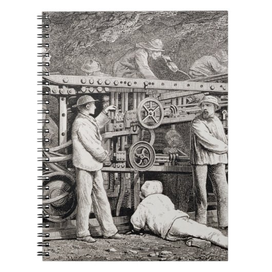 De geavanceerde galerij aan de Franse zijde van de Notitieboek (Voorkant)