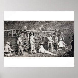 De geavanceerde galerij aan de Franse zijde van de Poster