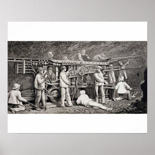 De geavanceerde galerij aan de Franse zijde van de Poster (Voorkant)