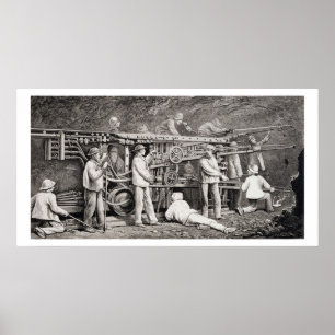 De geavanceerde galerij aan de Franse zijde van de Poster