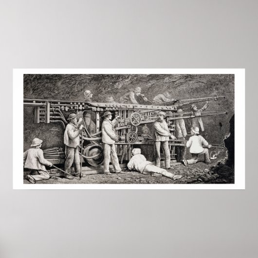 De geavanceerde galerij aan de Franse zijde van de Poster (Voorkant)