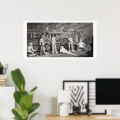 De geavanceerde galerij aan de Franse zijde van de Poster (Thuiskantoor)