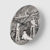 De geavanceerde galerij aan de Franse zijde van de Ronde Klok (Hoek)