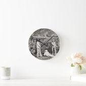 De geavanceerde galerij aan de Franse zijde van de Ronde Klok (Huis)