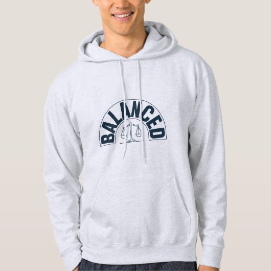 De Gebalanceerde Hoodie (Voorkant)