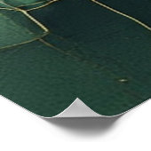 De gebarsten aderen van de natuur: een gedetaillee poster (Hoek)