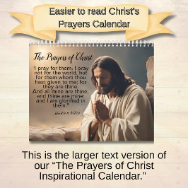 De Gebeden van Christus - Grotere Letter Editie Kalender
