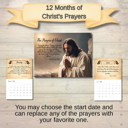 De Gebeden van Christus Inspirerend Kalender