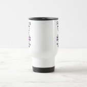 De gebeden van de Warrior...Fibro Travel Mug Reisbeker (Center)